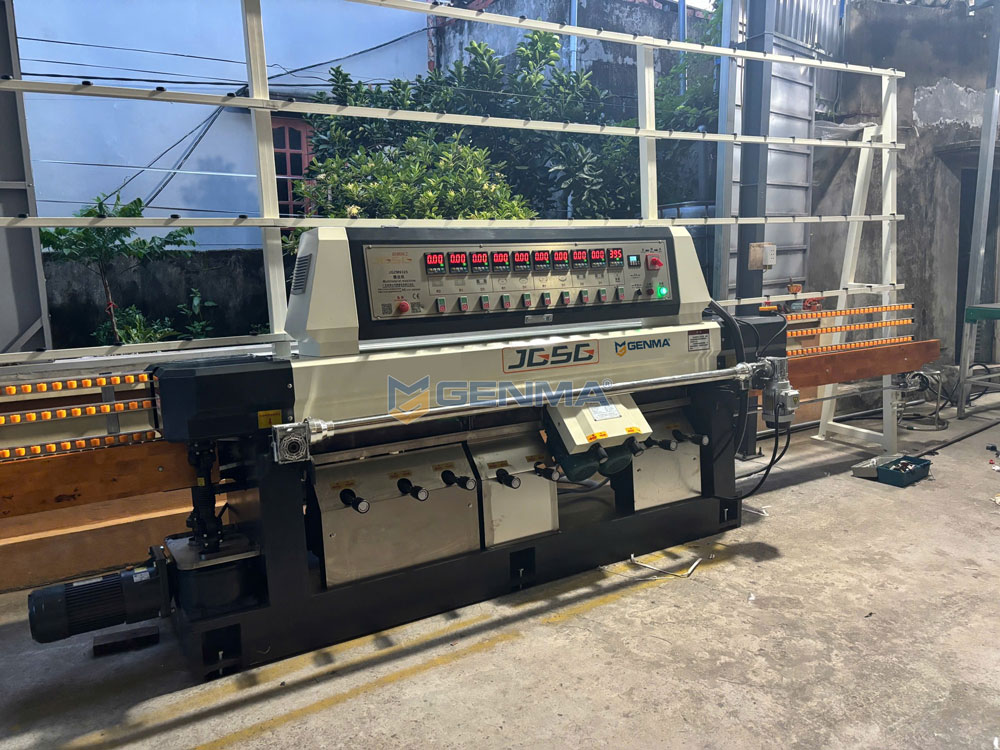 Máy Mài Kính Cạnh Đứng 9 Đầu JGSG Máy Mài Kính Cạnh Đứng 9 Đầu JGSG