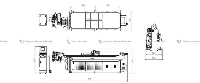 Máy Uốn Ống 38CNC-4A-2S